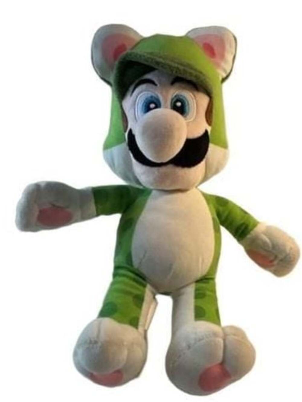 Little Buddy Nintendo Super Mario Cat Luigi Power-Up 9-Inch Plush Doll